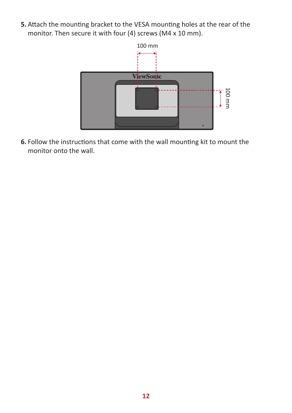 VIEWSONIC VP3481a 34" 21:9 Curved FreeSync 100 Hz USB Type-C Docking LCD Monitor User Manual | Page 12 / 90