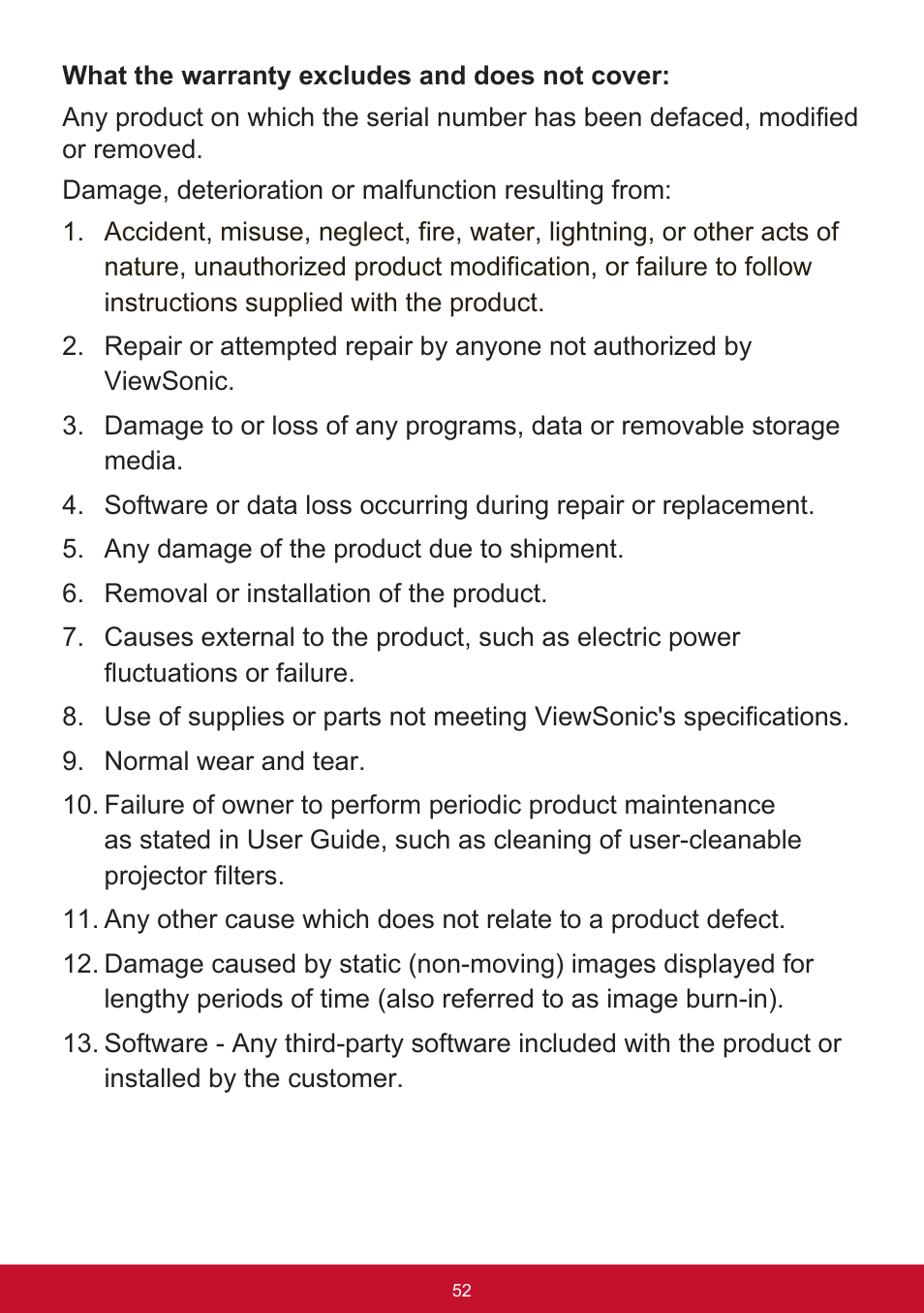 VIEWSONIC XG2560 25" 16:9 LCD Gaming Monitor User Manual | Page 56 / 65