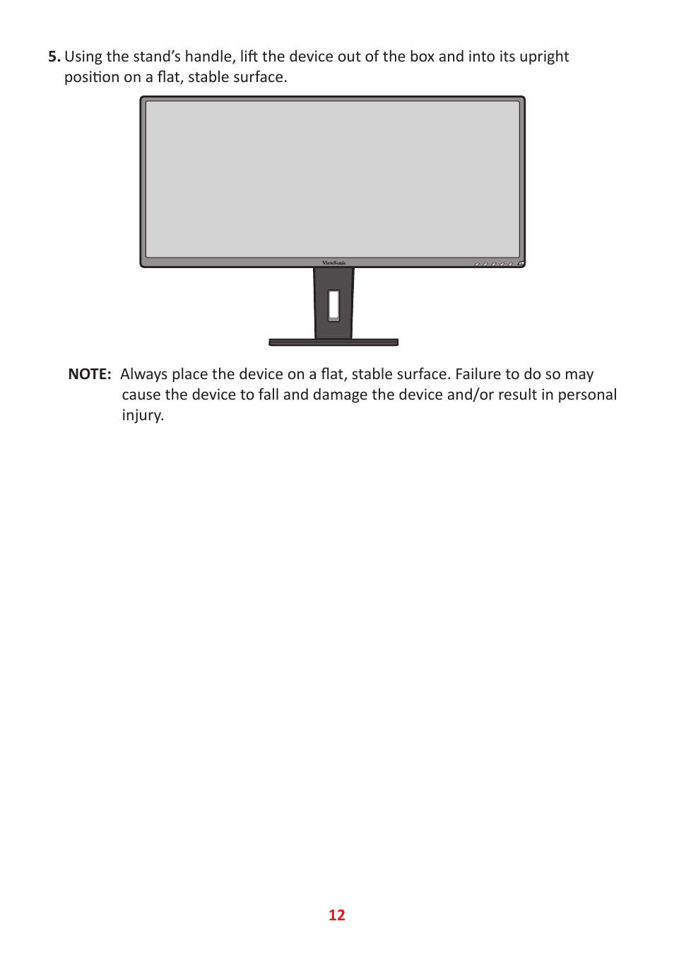 VIEWSONIC VG3456 34" 21:9 USB Type-C Docking VA Monitor User Manual | Page 12 / 69