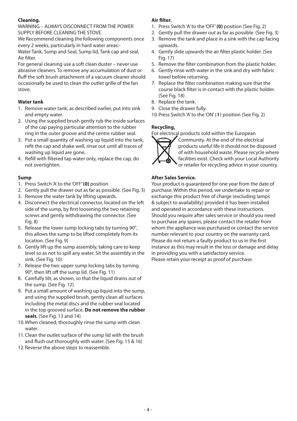 Dimplex Dimpelx Cadogan CGn20 User Manual | Page 10 / 52