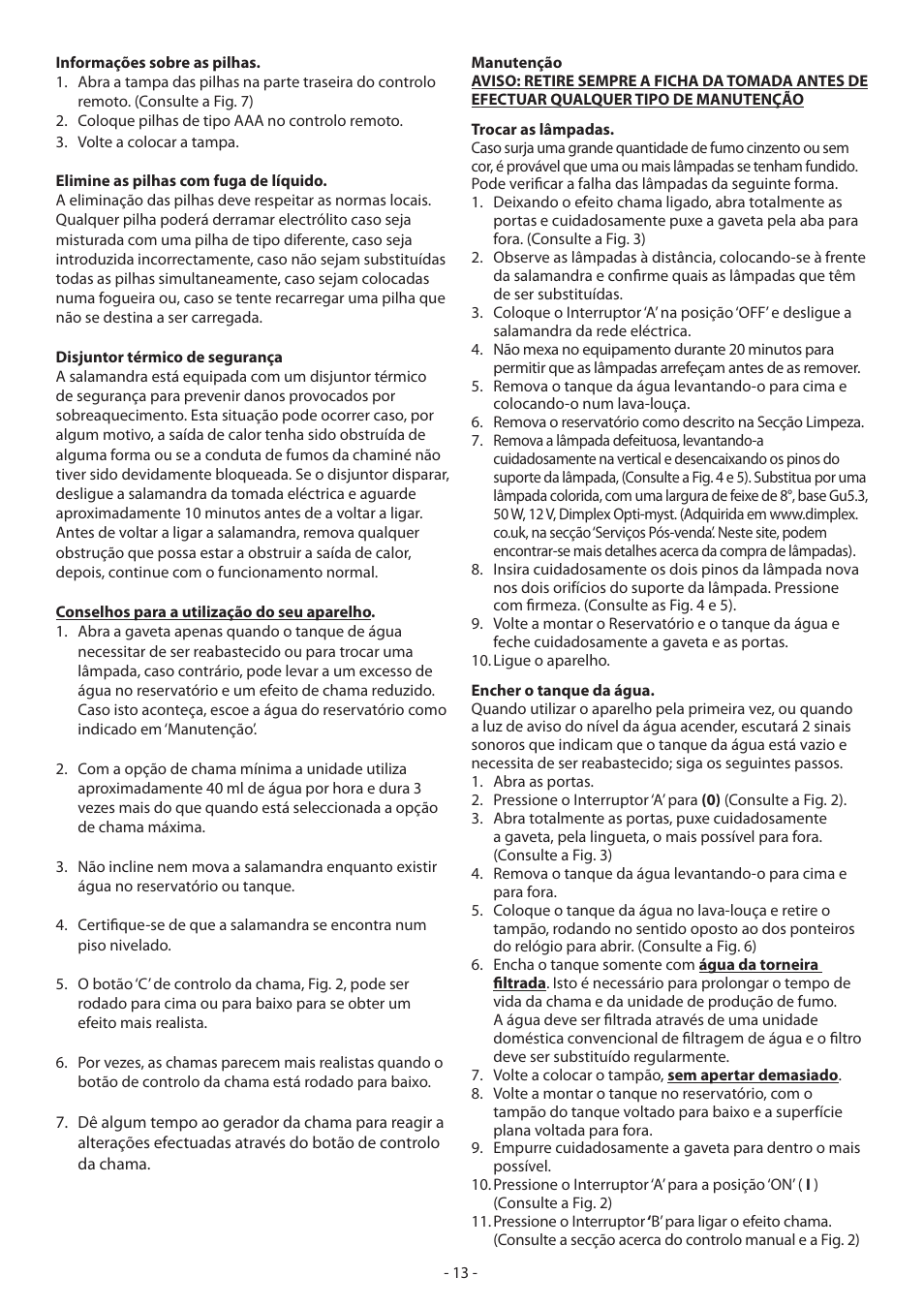 Dimplex Dimpelx Cadogan CGn20 User Manual | Page 19 / 52