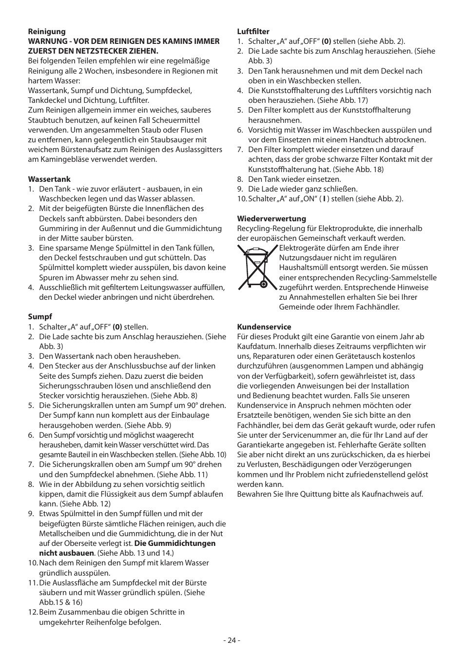 Dimplex Dimpelx Cadogan CGn20 User Manual | Page 30 / 52
