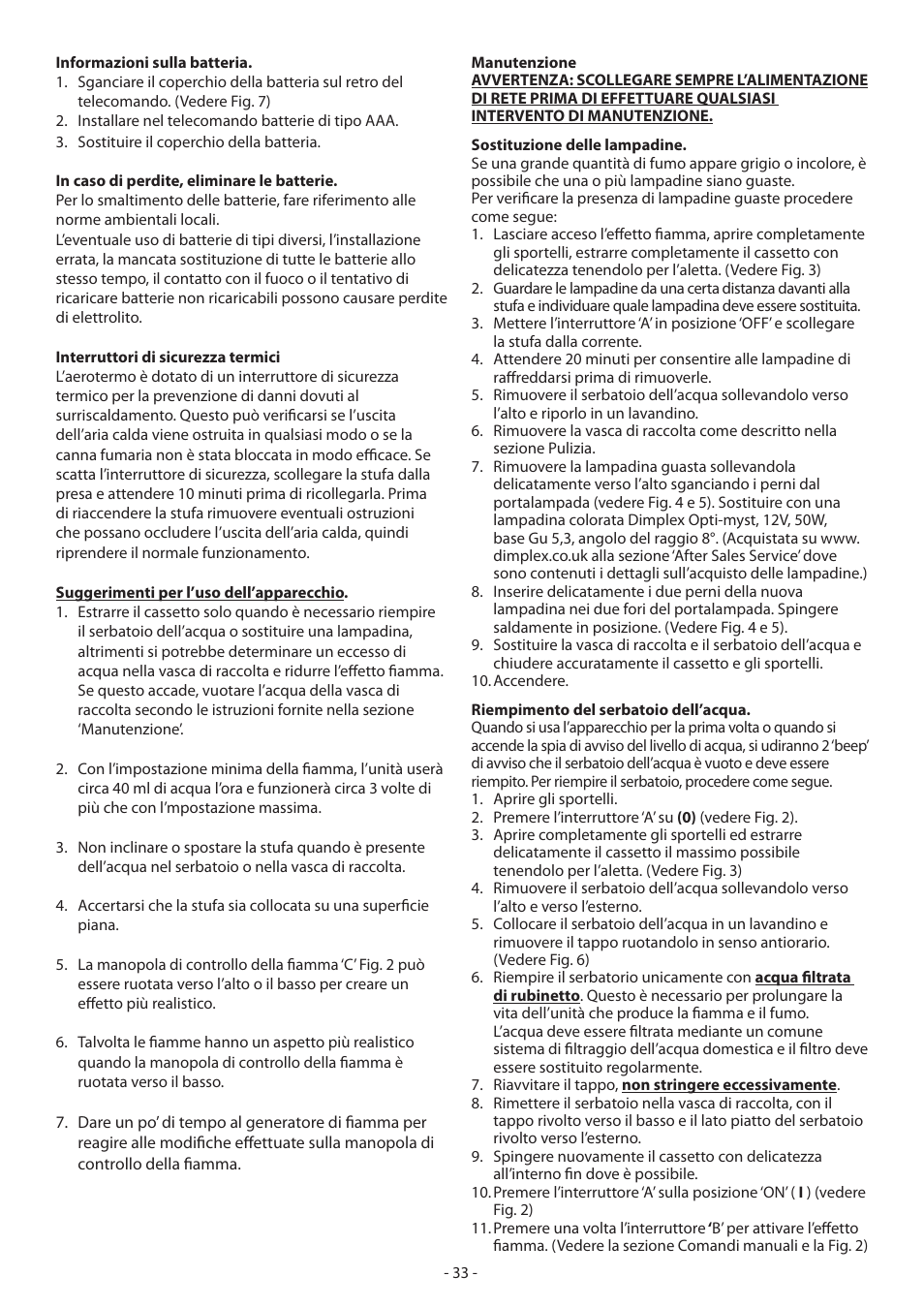 Dimplex Dimpelx Cadogan CGn20 User Manual | Page 39 / 52