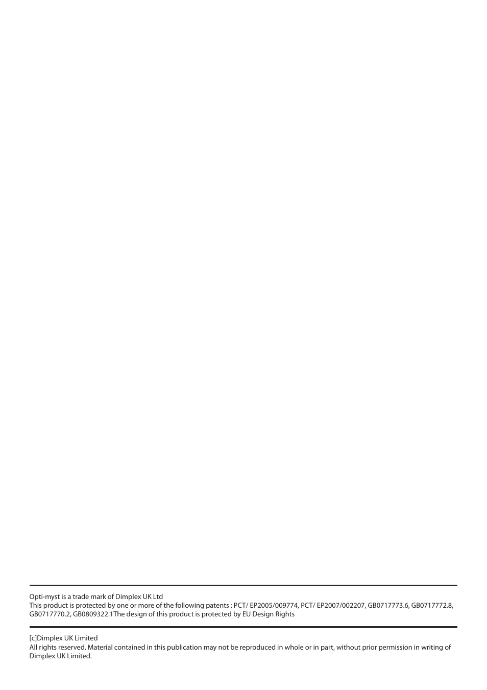 Dimplex Dimpelx Cadogan CGn20 User Manual | Page 50 / 52