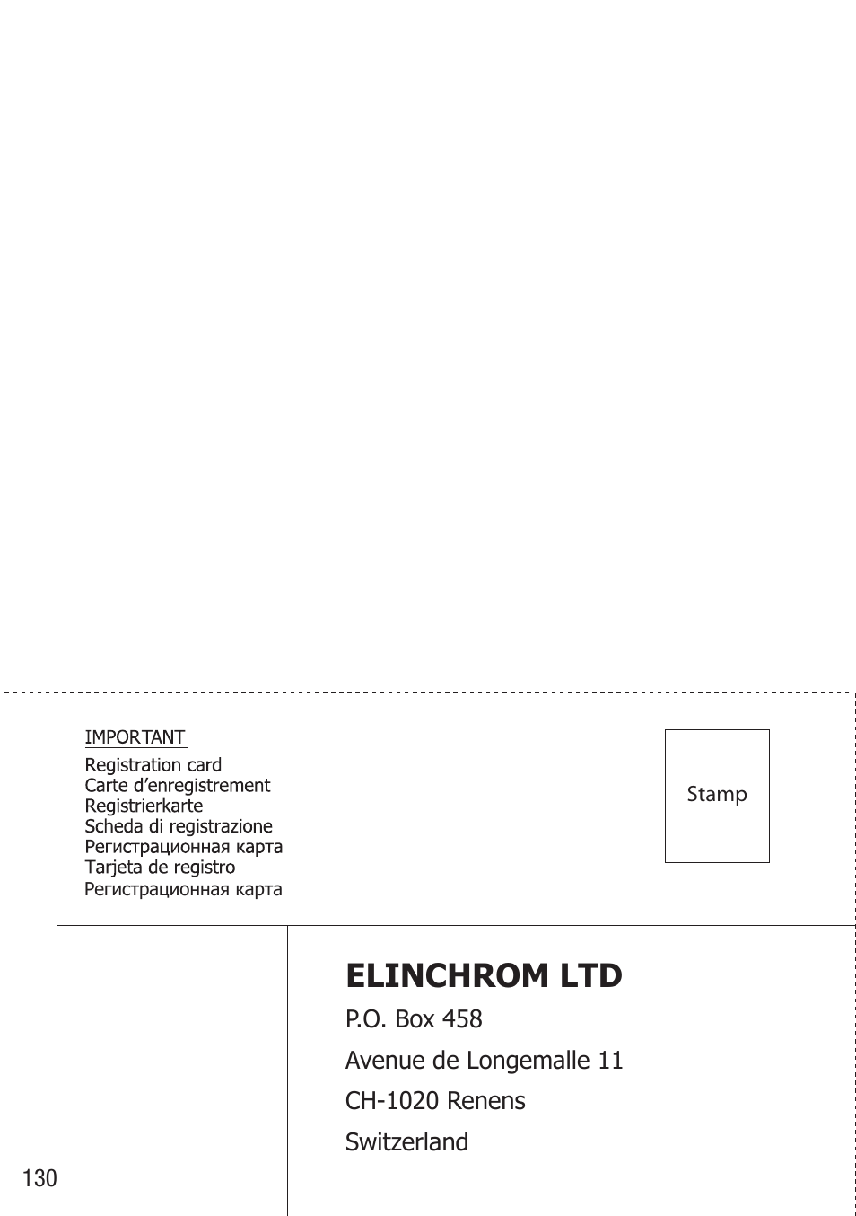 Elinchrom ltd | Elinchrom D-Lite RX One Flash Head User Manual | Page 130 / 131