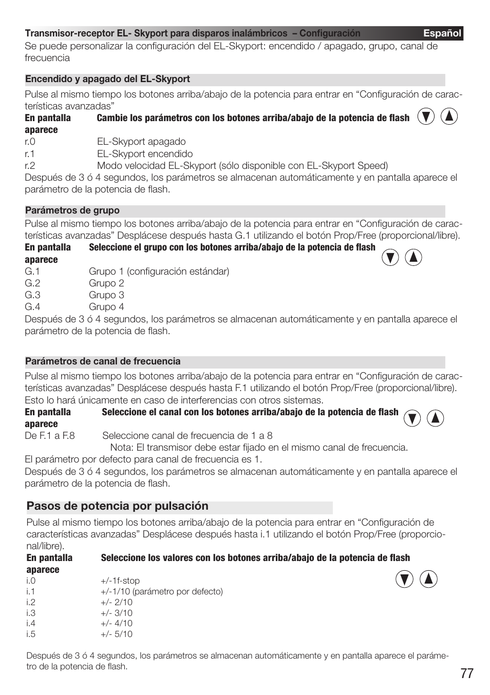 Elinchrom D-Lite RX One Flash Head User Manual | Page 77 / 131