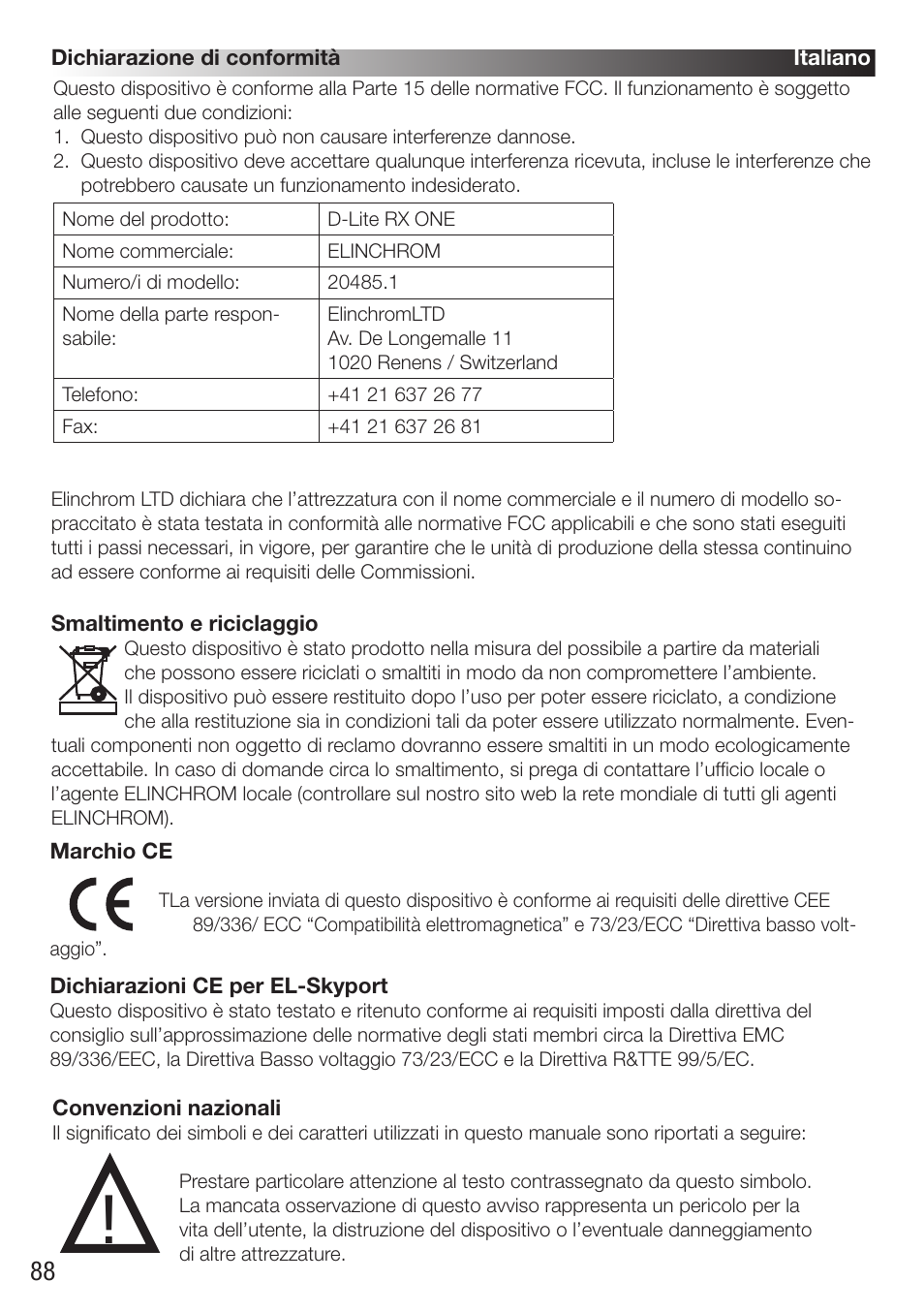 Elinchrom D-Lite RX One Flash Head User Manual | Page 88 / 131