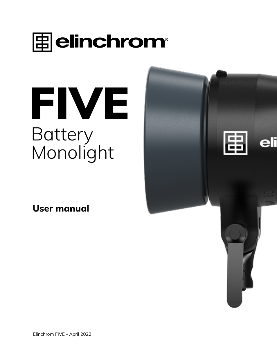 Elinchrom FIVE Monolight Kit User Manual | 33 pages