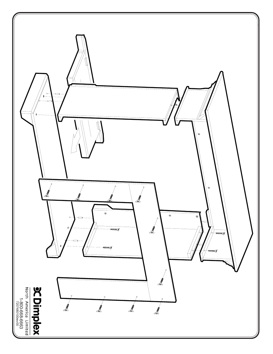 Dimplex Fireplace Surrounds None User Manual | 2 pages