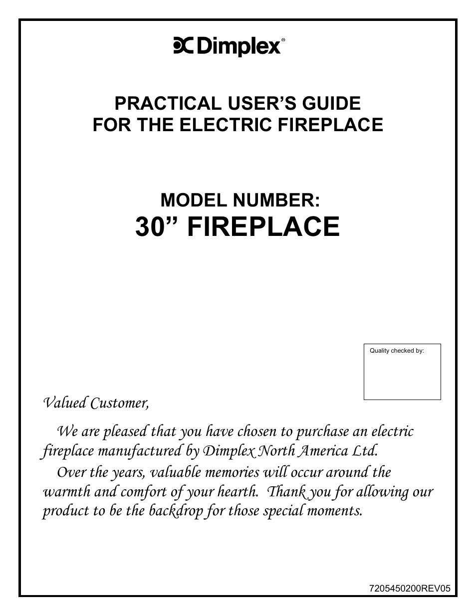 Dimplex SF3003 User Manual | 16 pages