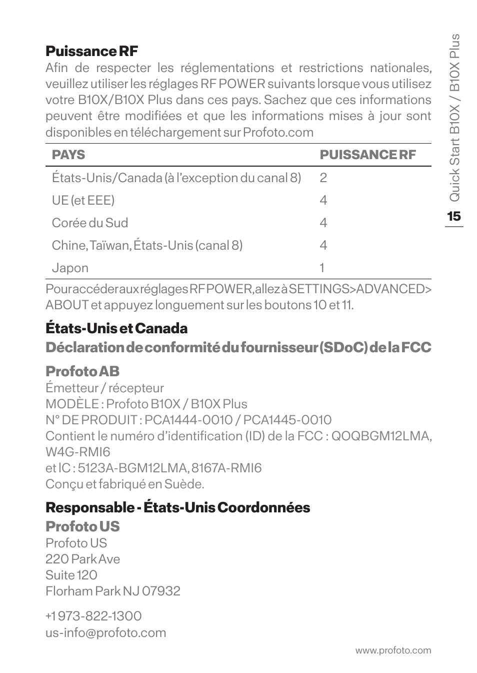 Profoto B10X OCF Flash Duo Kit User Manual | Page 15 / 80