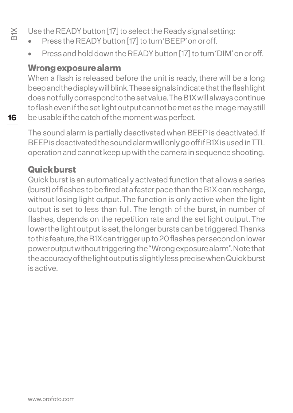 Profoto B1X 500 AirTTL 1-Light To-Go Kit User Manual | Page 16 / 28