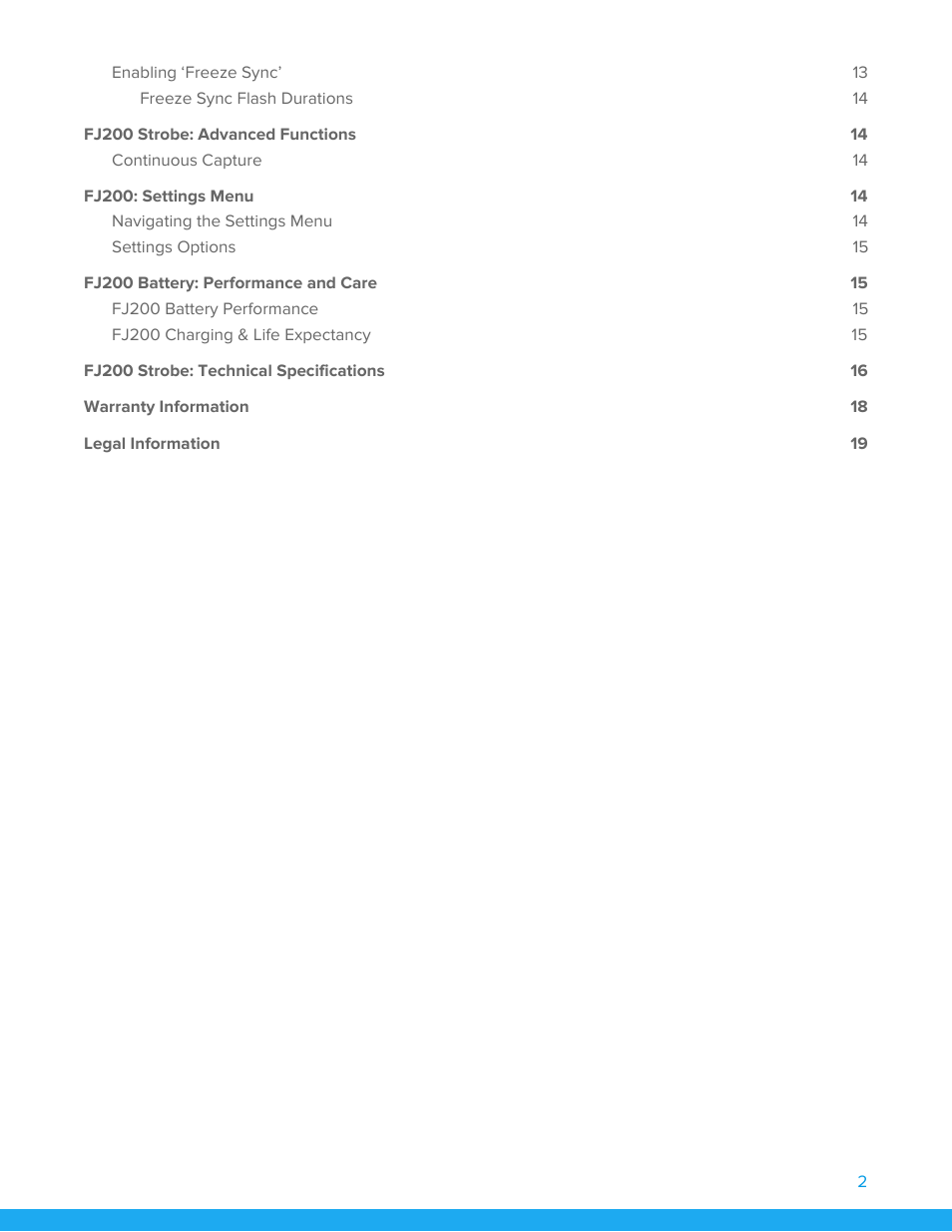 Westcott FJ200 Strobe User Manual | Page 3 / 20