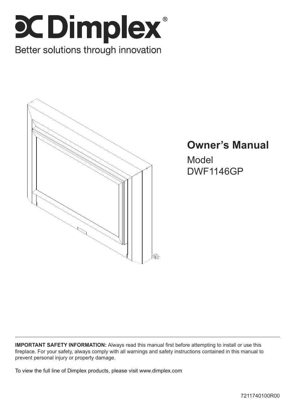 Dimplex DWF1146GP User Manual | 12 pages