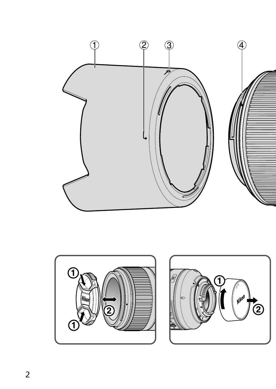 Nikon AF-S VR Micro-NIKKOR 105mm f/2.8G IF-ED Lens User Manual | Page 2 / 132