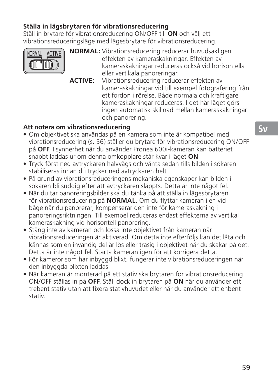 Jp en de fr es sv ru nl it ck ch kr | Nikon AF-S NIKKOR 28-300mm f/3.5-5.6G ED VR Lens User Manual | Page 59 / 160