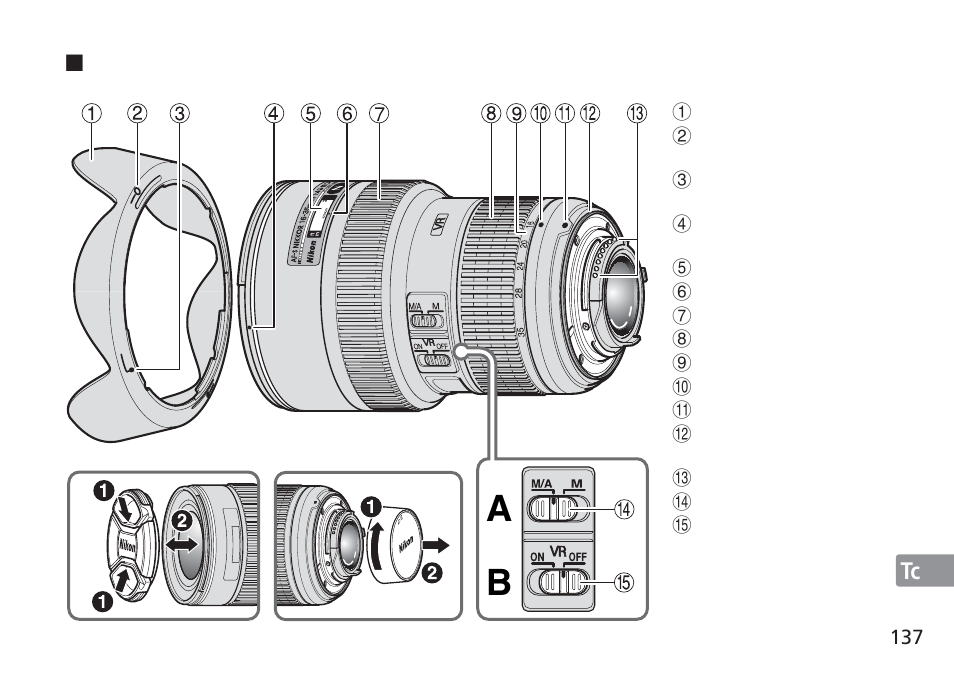 Nikon AF-S NIKKOR 16-35mm f/4G ED VR Lens User Manual | Page 137 / 164