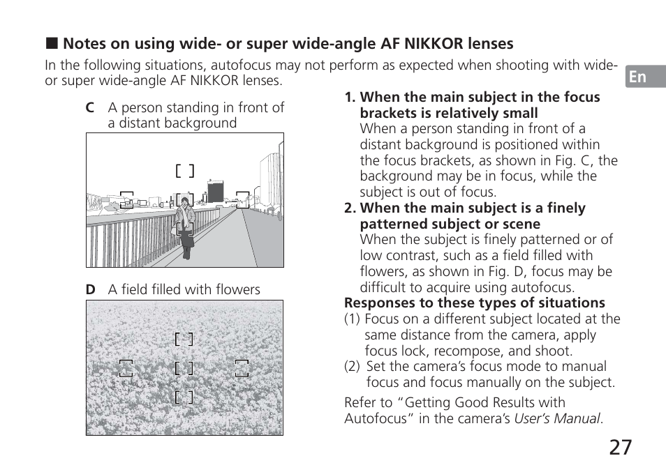 Nikon AF-S NIKKOR 16-35mm f/4G ED VR Lens User Manual | Page 27 / 164