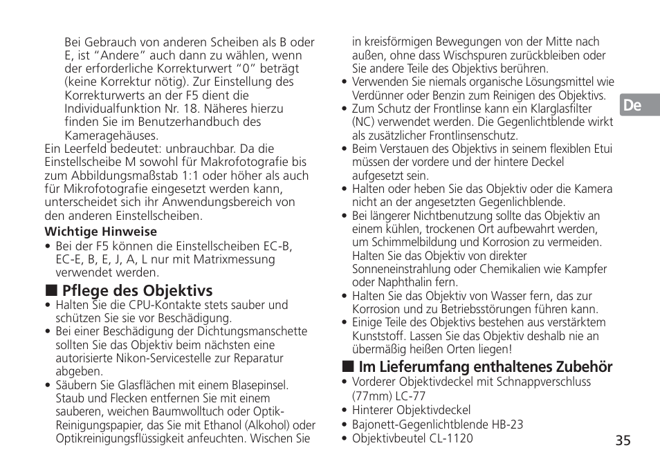 Jp en de fr es se ru nl it cz sk ck ch kr | Nikon AF-S NIKKOR 16-35mm f/4G ED VR Lens User Manual | Page 35 / 164