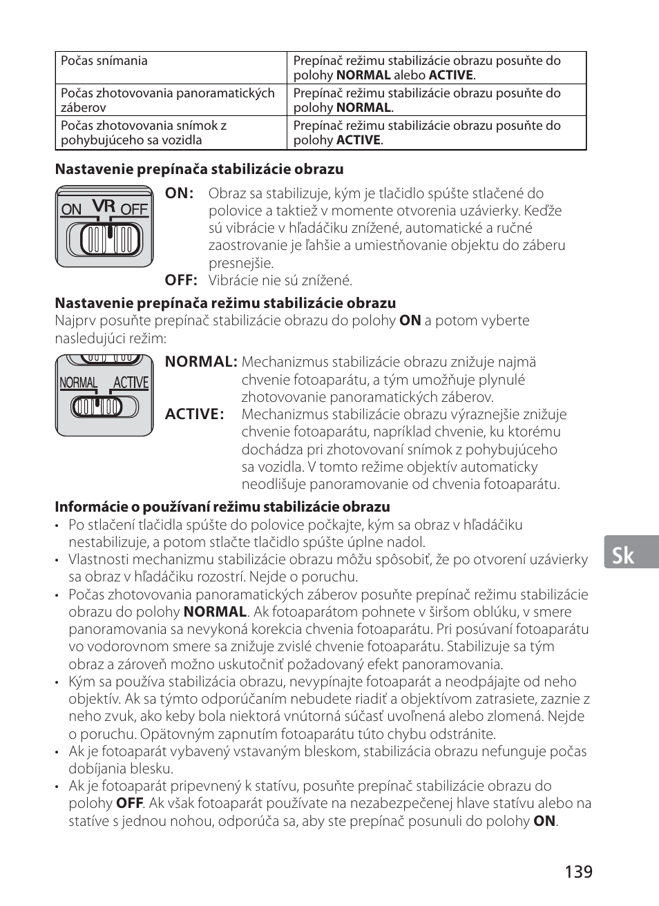 Jp en de fr es se ru nl it sk sk | Nikon AF-S NIKKOR 70-200mm f/2.8G ED VR II Lens User Manual | Page 139 / 196