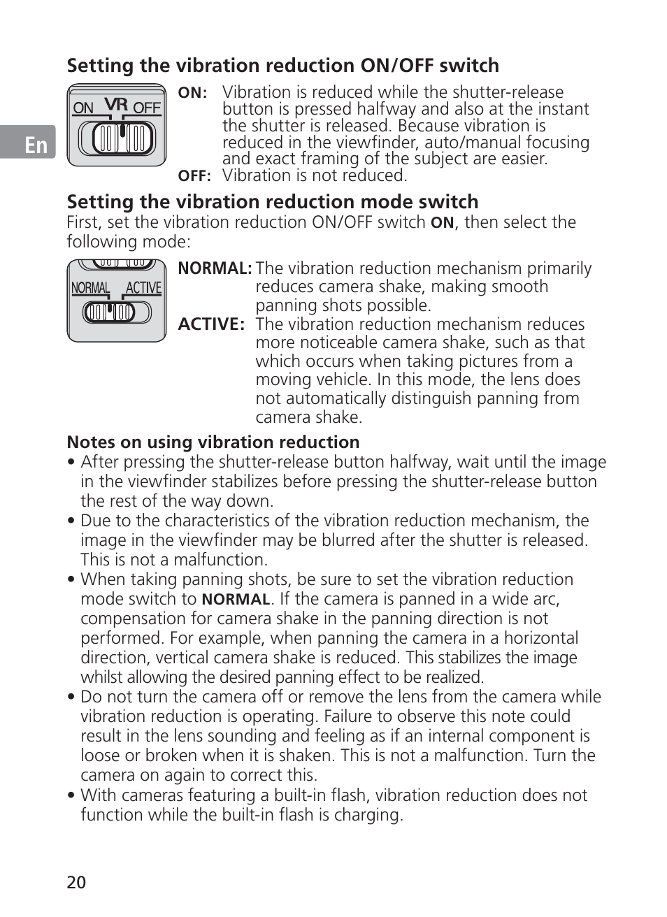 Jp en de fr es se ru nl it ck ch kr | Nikon AF-S NIKKOR 70-200mm f/2.8G ED VR II Lens User Manual | Page 20 / 196