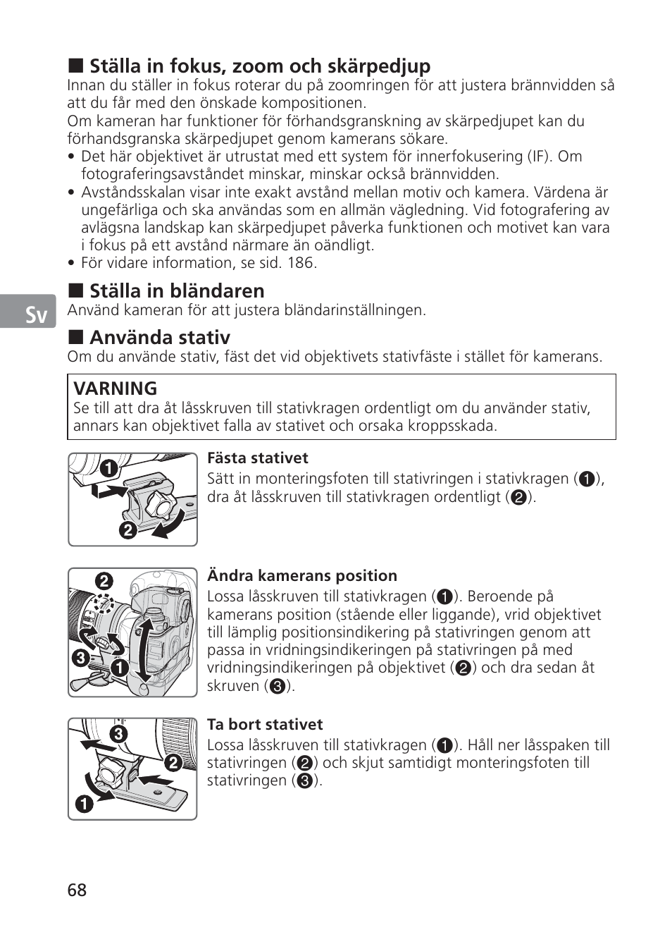 Jp en de fr es sv ru nl it ck ch kr | Nikon AF-S NIKKOR 70-200mm f/2.8G ED VR II Lens User Manual | Page 68 / 196