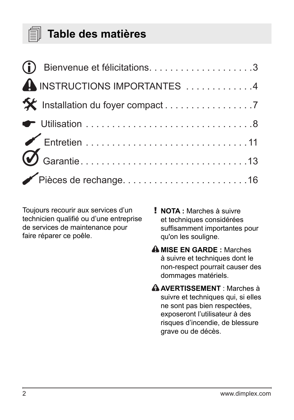 Dimplex Electralog Fireplace 7207250100R05 User Manual | Page 17 / 47