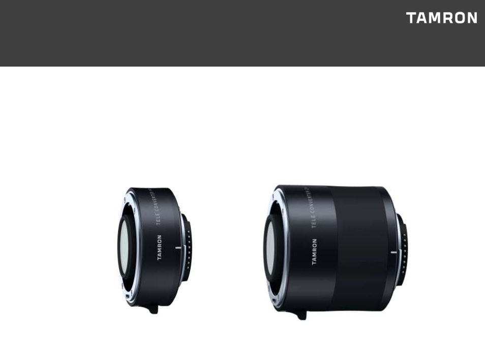 Teleconverters exclusively for the tamron lens | Tamron SP 70-200mm f/2.8 Di VC USD G2 Lens for F User Manual | Page 29 / 34