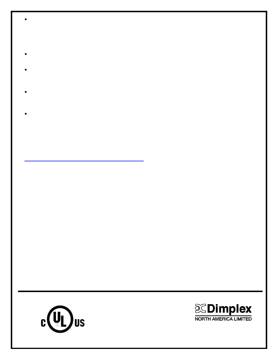 888-dimplex | Dimplex KDS6401E User Manual | Page 10 / 10