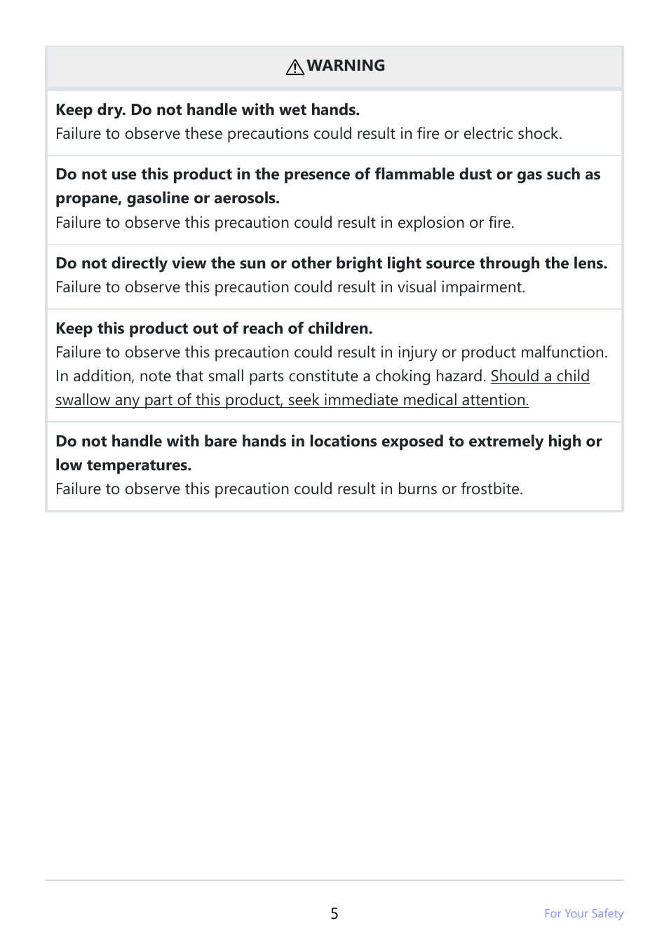 Nikon NIKKOR Z 24-120mm f/4 S Lens (Z) User Manual | Page 5 / 27