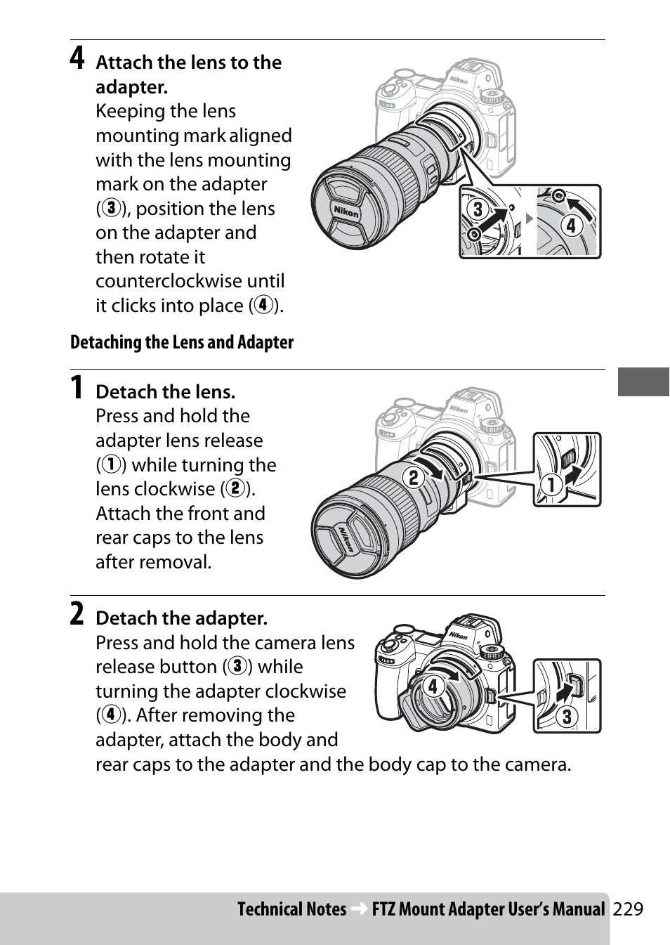 Nikon NIKKOR Z 70-200mm f/2.8 VR S Lens User Manual | Page 253 / 272