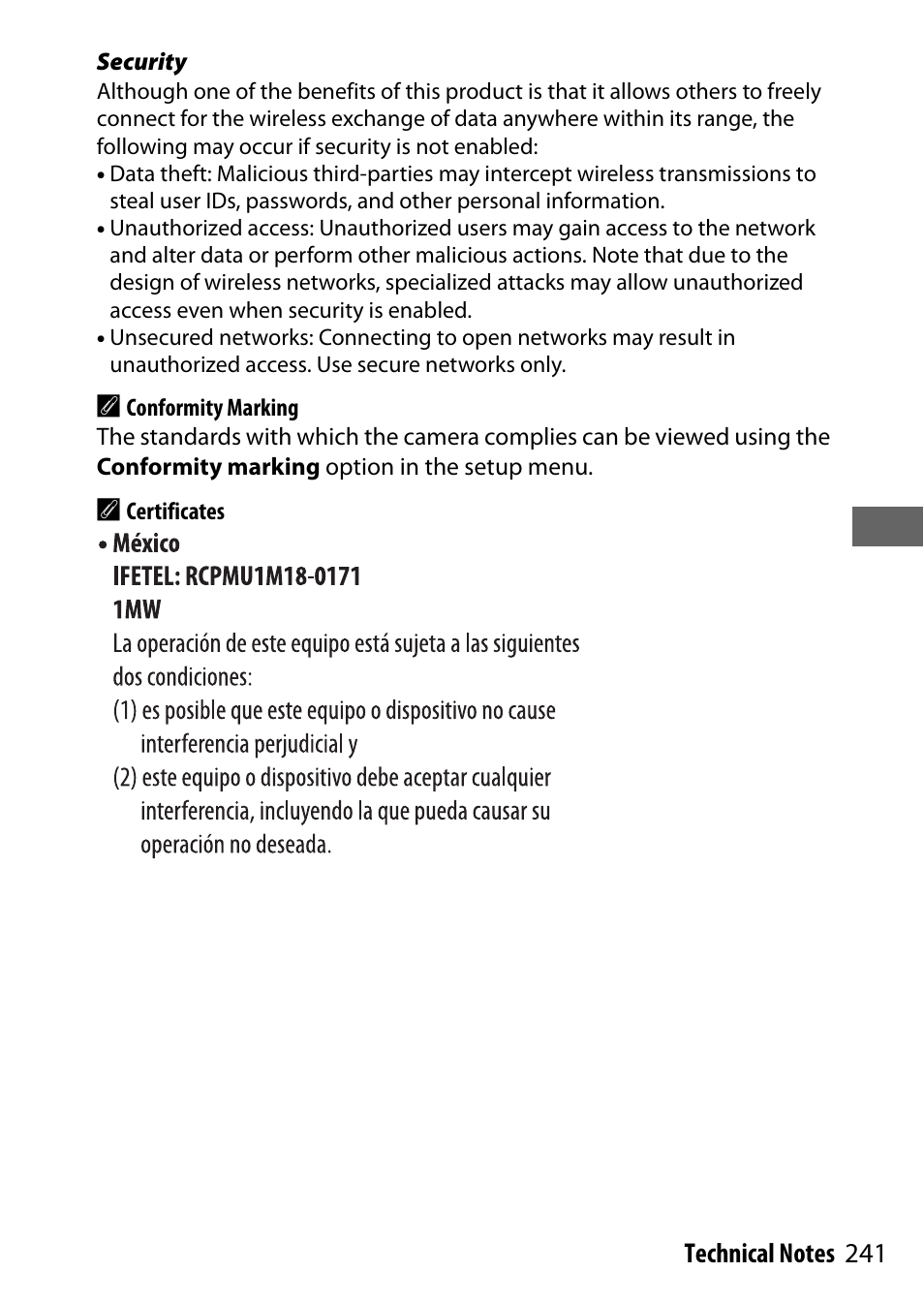 Nikon NIKKOR Z 70-200mm f/2.8 VR S Lens User Manual | Page 265 / 272