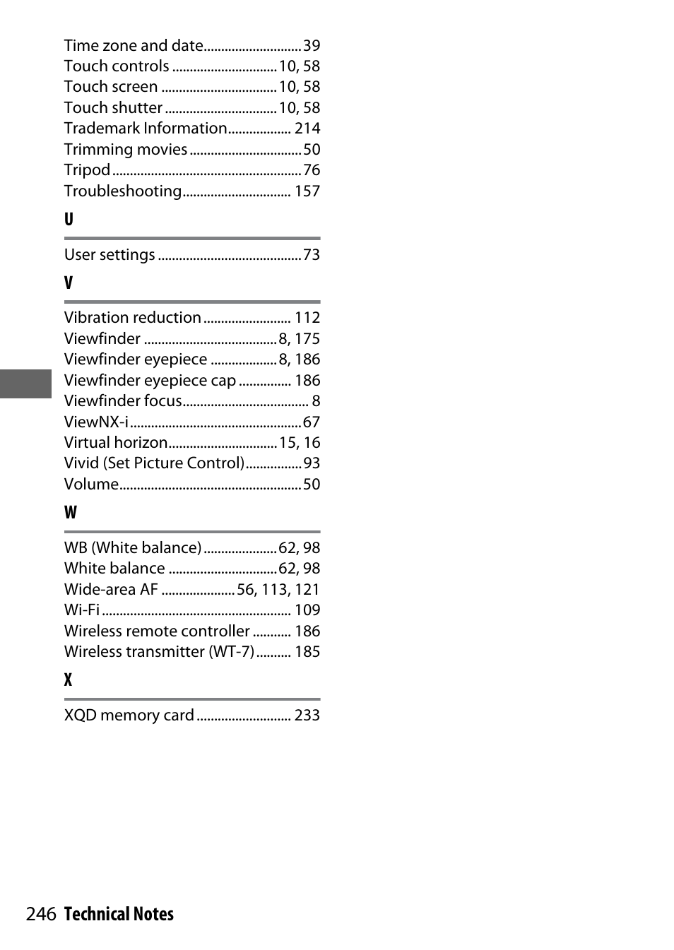 Nikon NIKKOR Z 70-200mm f/2.8 VR S Lens User Manual | Page 270 / 272