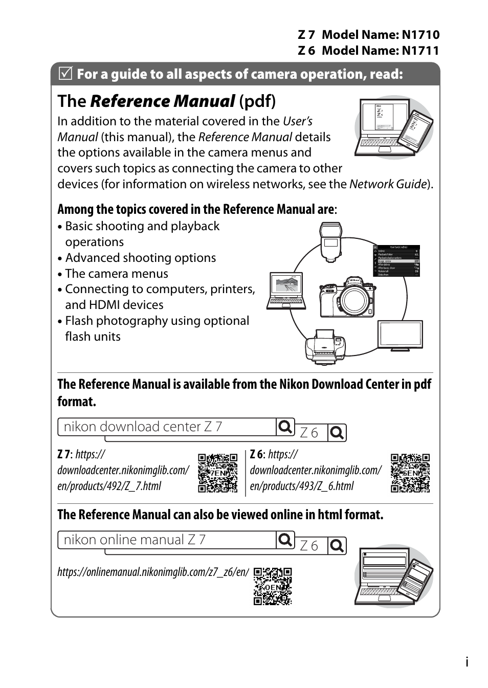 The reference manual (pdf) | Nikon NIKKOR Z 70-200mm f/2.8 VR S Lens User Manual | Page 3 / 272