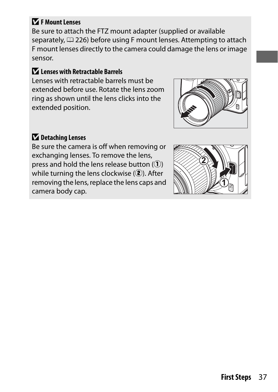 Nikon NIKKOR Z 70-200mm f/2.8 VR S Lens User Manual | Page 61 / 272