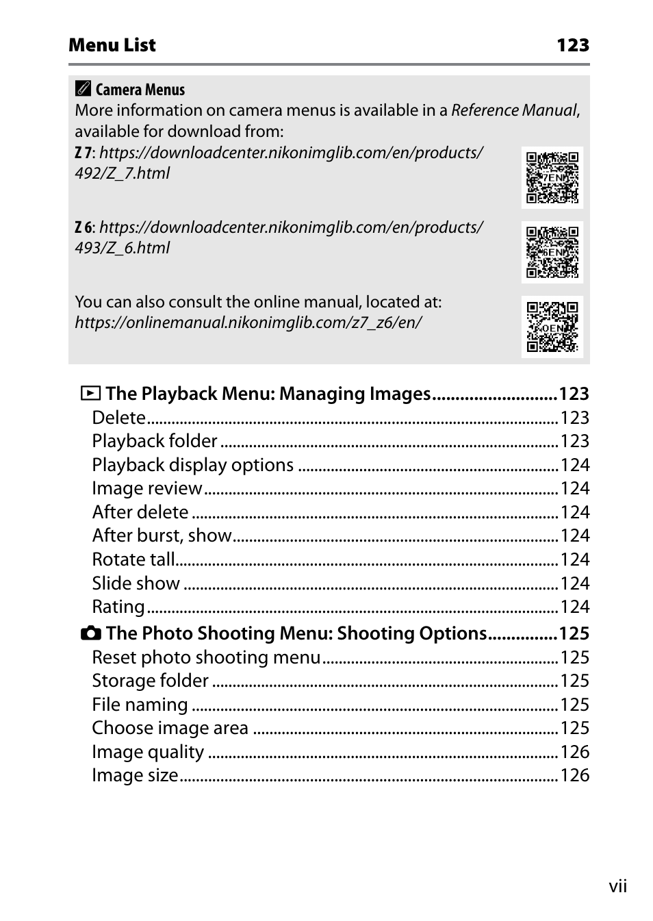 Nikon NIKKOR Z 70-200mm f/2.8 VR S Lens User Manual | Page 9 / 272