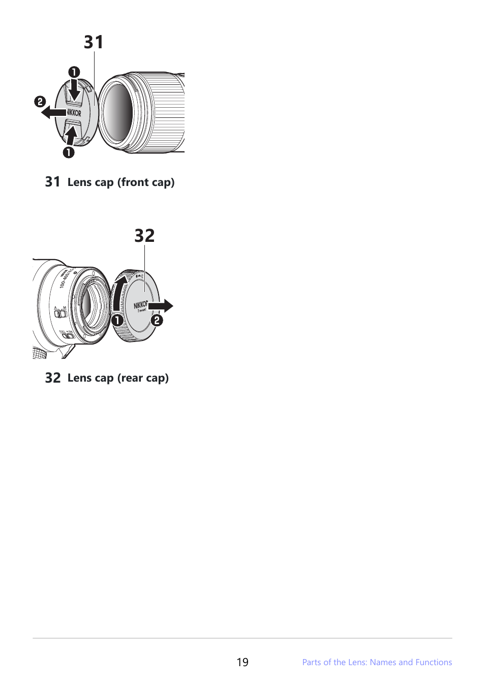 Nikon NIKKOR Z 100-400mm f/4.5-5.6 VR S Lens User Manual | Page 19 / 42