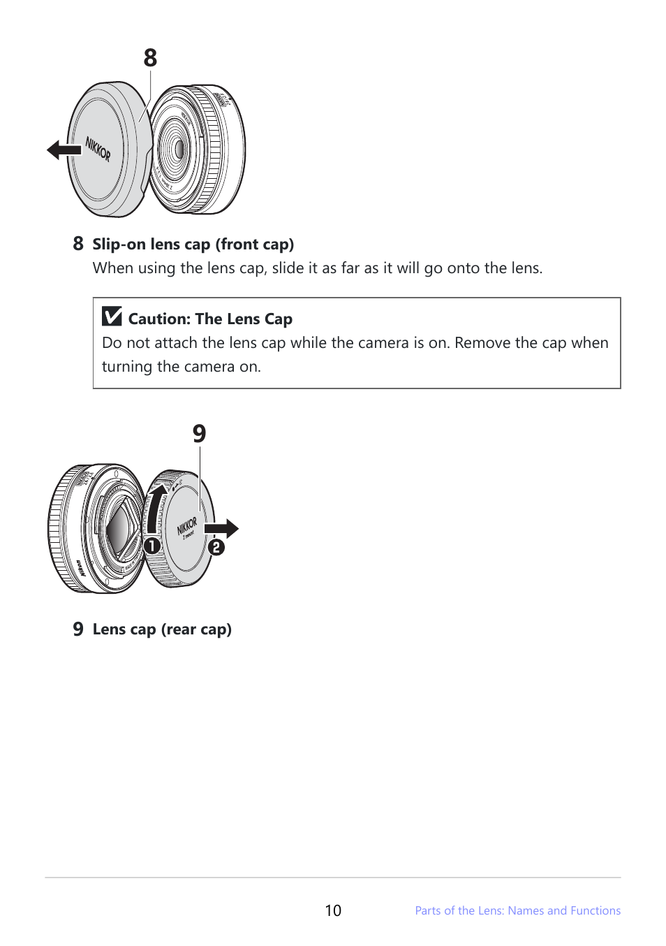 Nikon NIKKOR Z 26mm f/2.8 Lens (Z) User Manual | Page 10 / 26