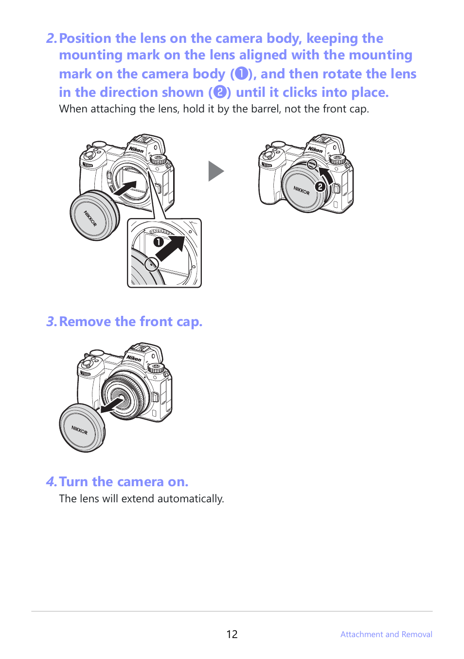 Nikon NIKKOR Z 26mm f/2.8 Lens (Z) User Manual | Page 12 / 26