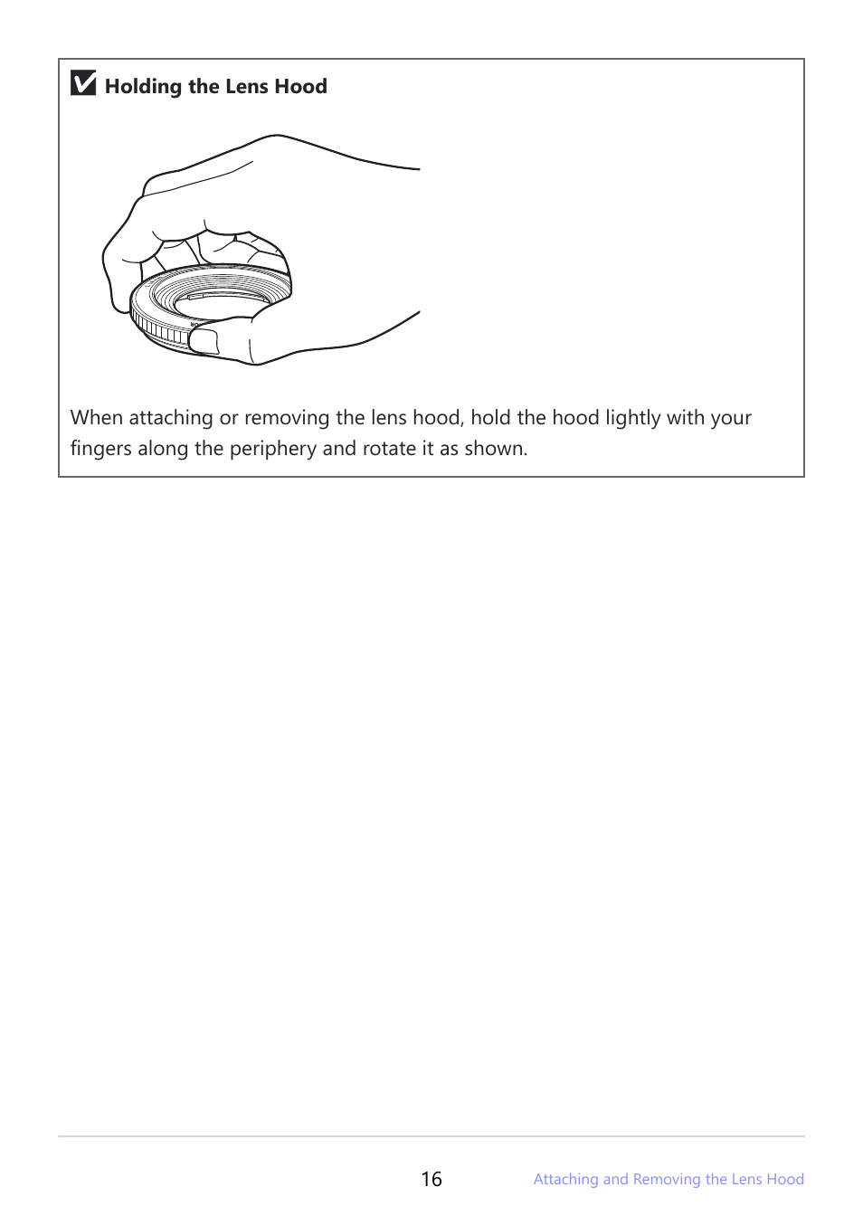Nikon NIKKOR Z 26mm f/2.8 Lens (Z) User Manual | Page 16 / 26