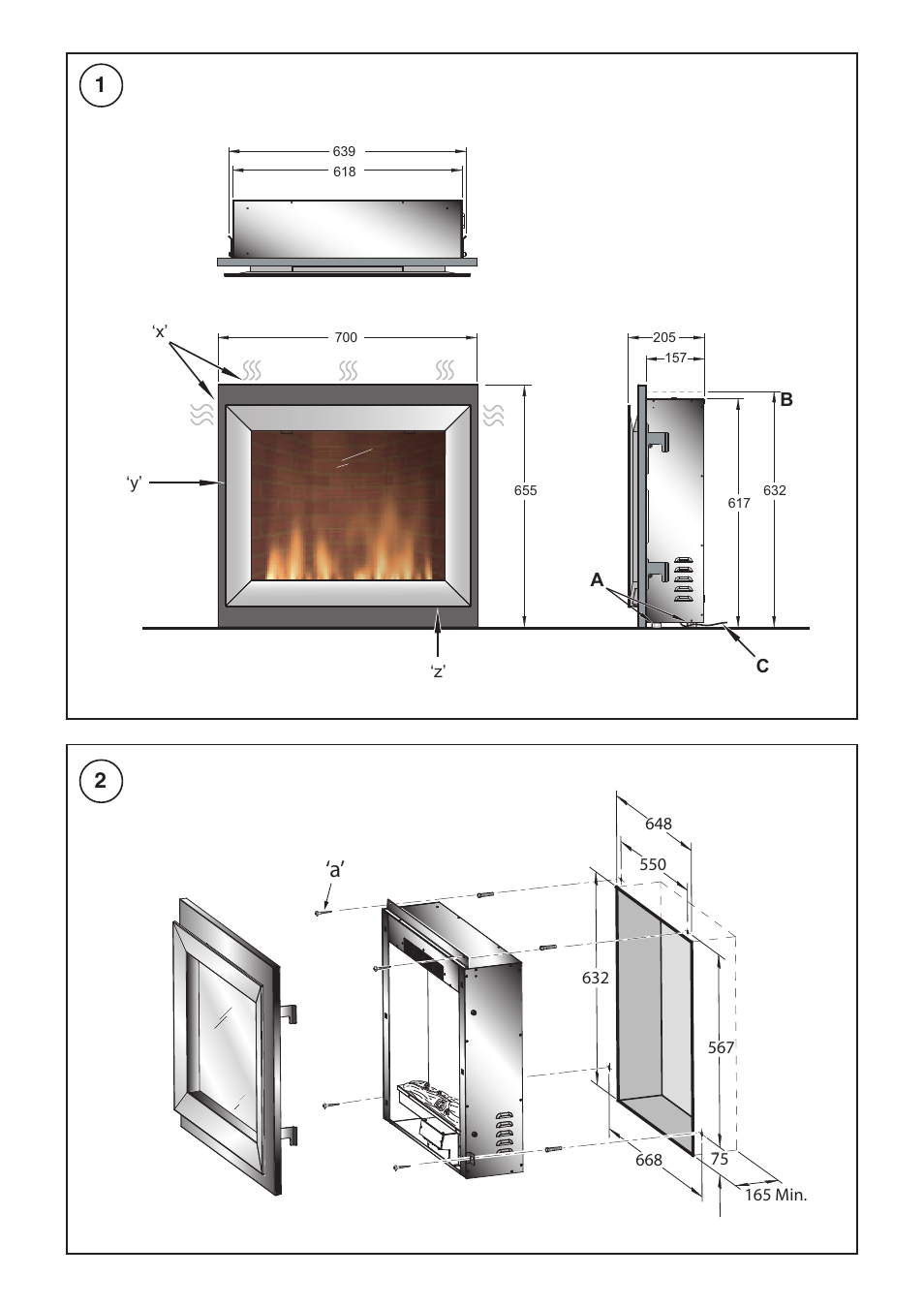 Dimplex VALENCIA User Manual | Page 2 / 8