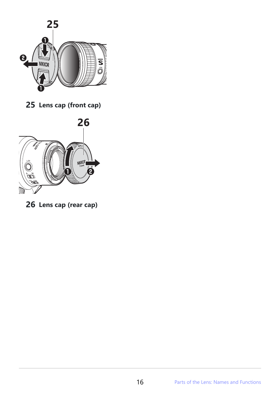 Nikon NIKKOR Z 400mm f/4.5 VR S Lens User Manual | Page 16 / 40