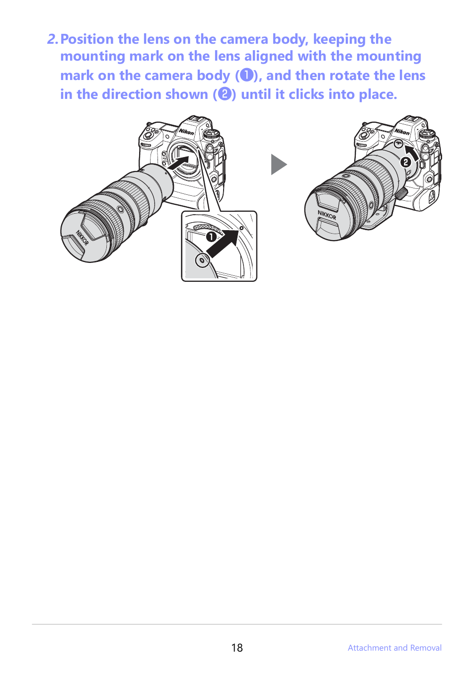 Nikon NIKKOR Z 400mm f/4.5 VR S Lens User Manual | Page 18 / 40