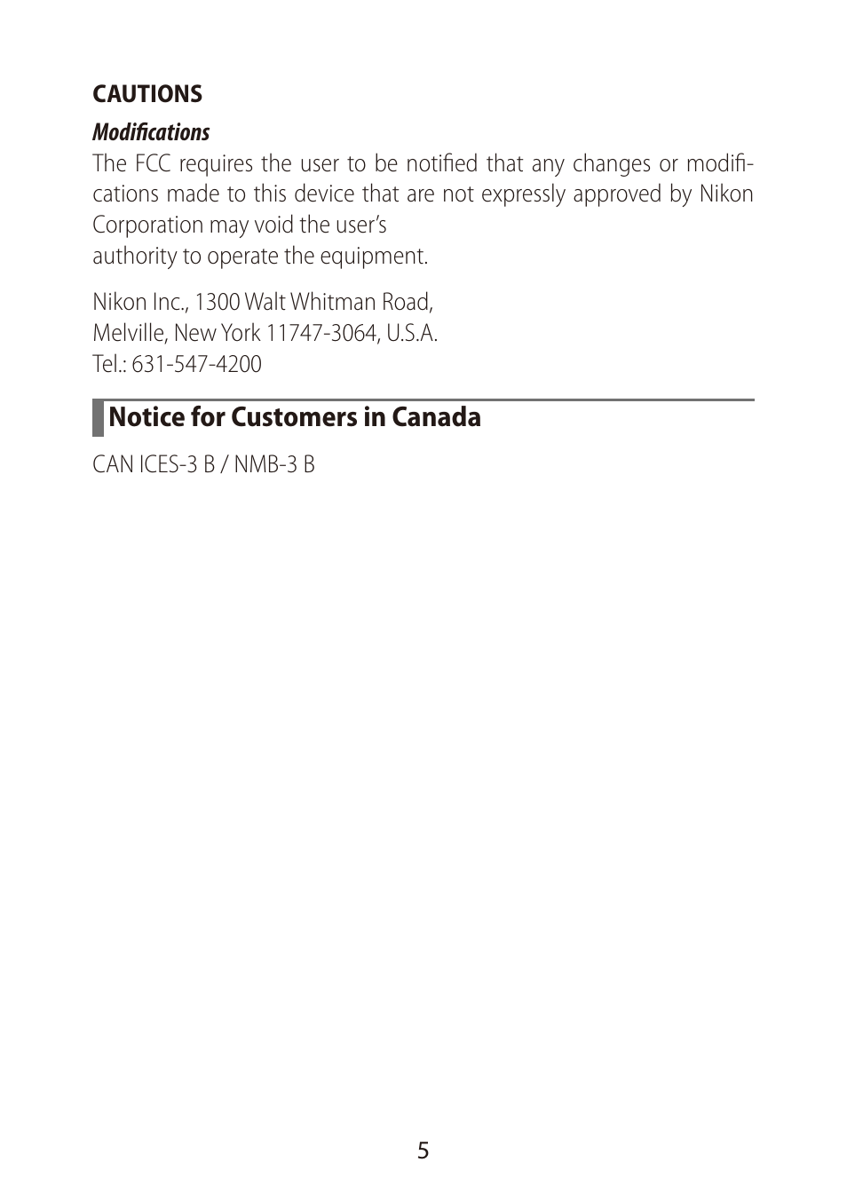 Nikon NIKKOR Z DX 16-50mm f/3.5-6.3 VR Lens (Black) User Manual | Page 5 / 16