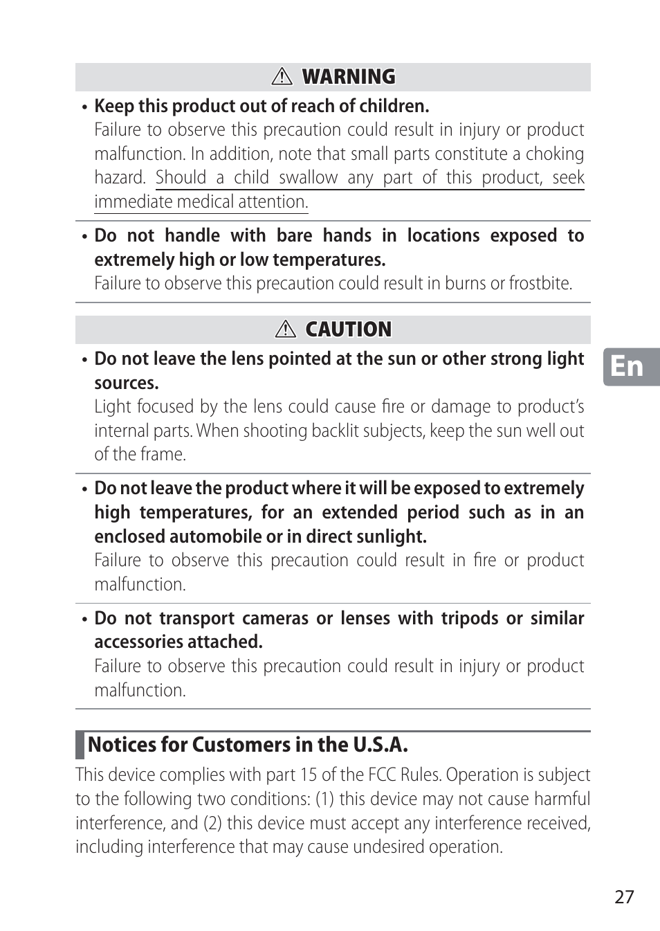 Nikon NIKKOR Z 58mm f/0.95 S Noct Lens (Refurbished by USA) User Manual | Page 27 / 213