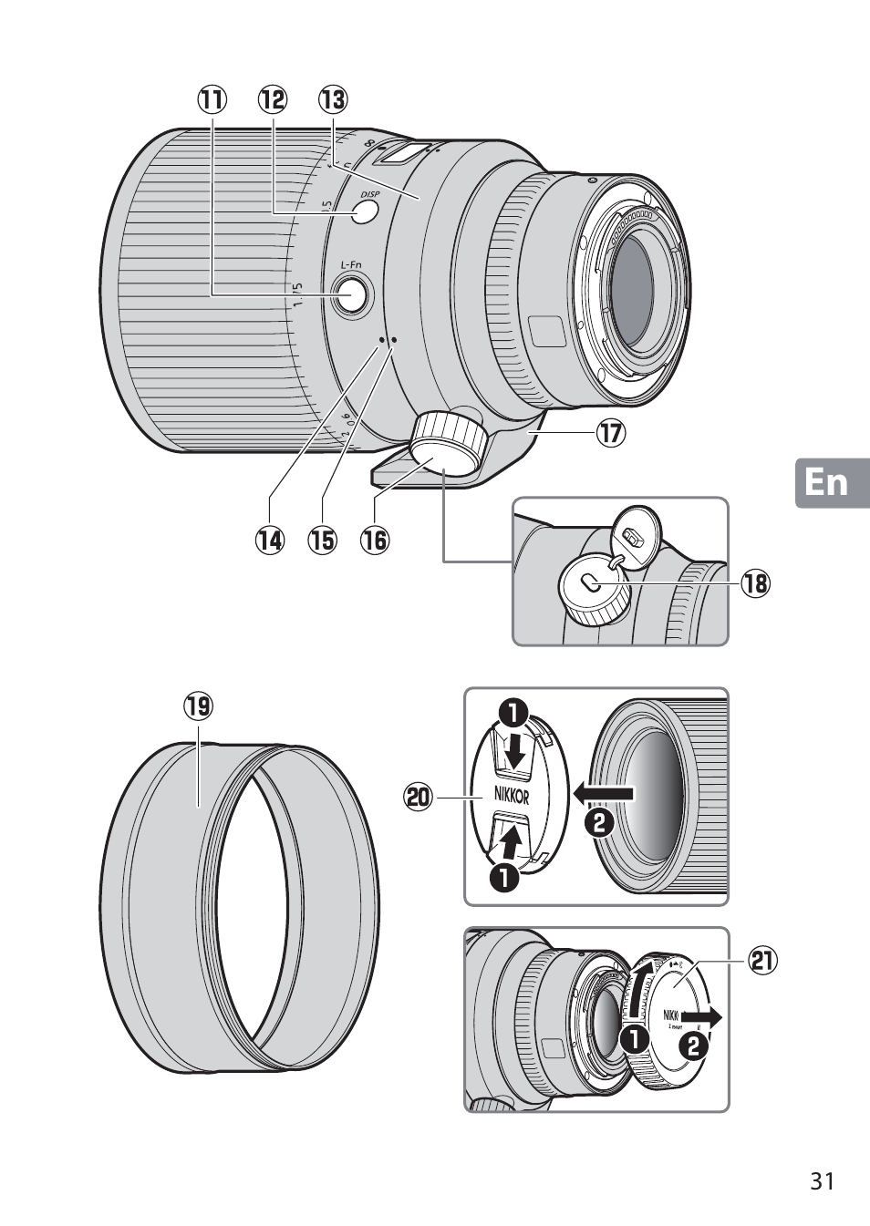 Nikon NIKKOR Z 58mm f/0.95 S Noct Lens (Refurbished by USA) User Manual | Page 31 / 213