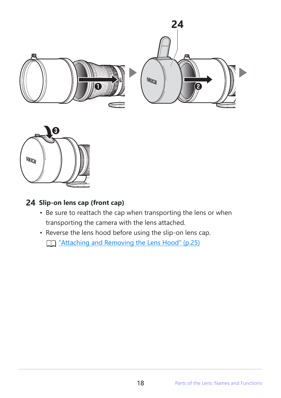 Nikon NIKKOR Z 400mm f/2.8 TC VR S Lens User Manual | Page 18 / 53