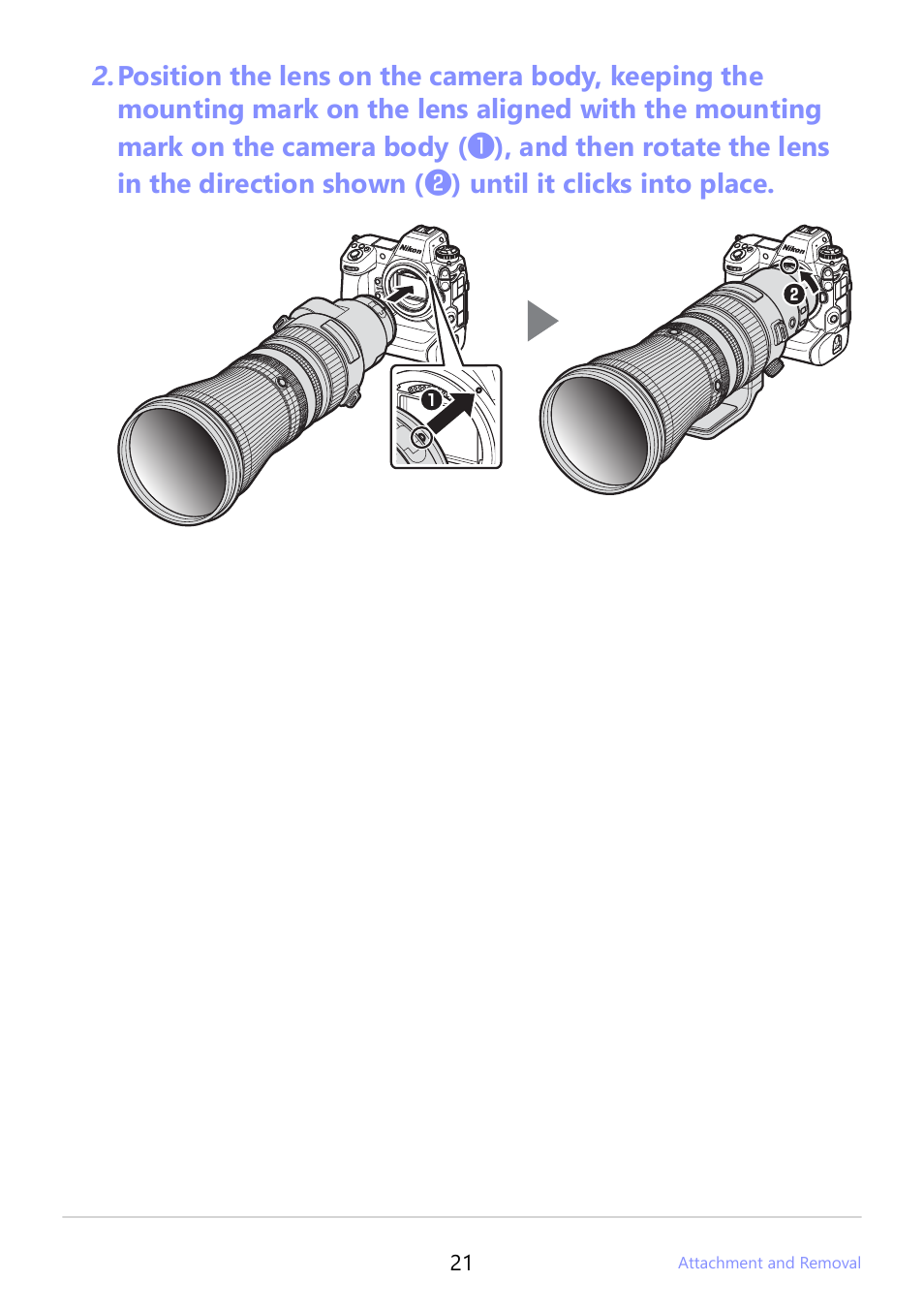 Nikon NIKKOR Z 600mm f/4 TC VR S Lens (Z) User Manual | Page 21 / 54