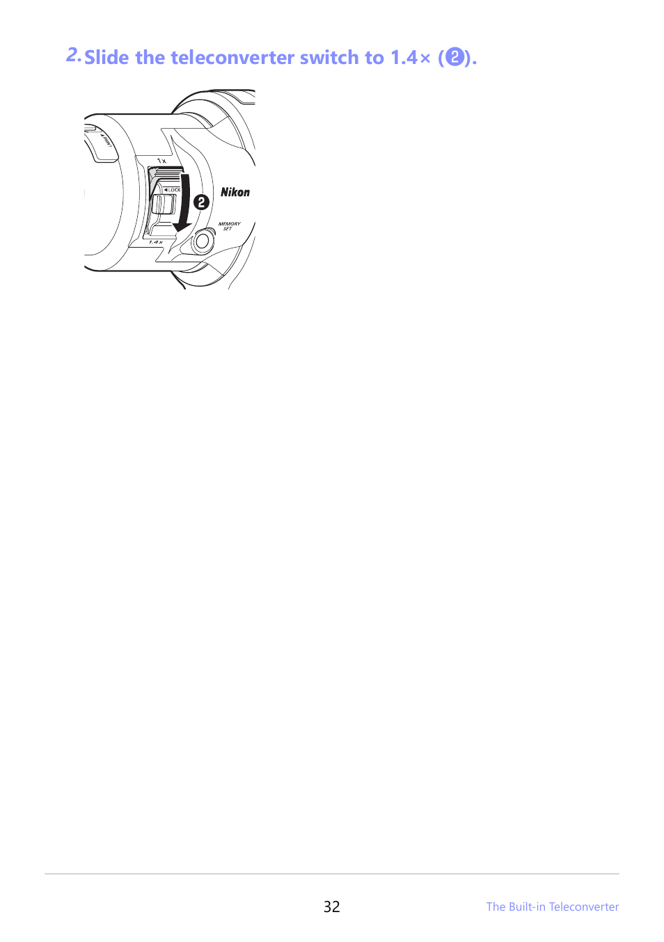 Nikon NIKKOR Z 600mm f/4 TC VR S Lens (Z) User Manual | Page 32 / 54