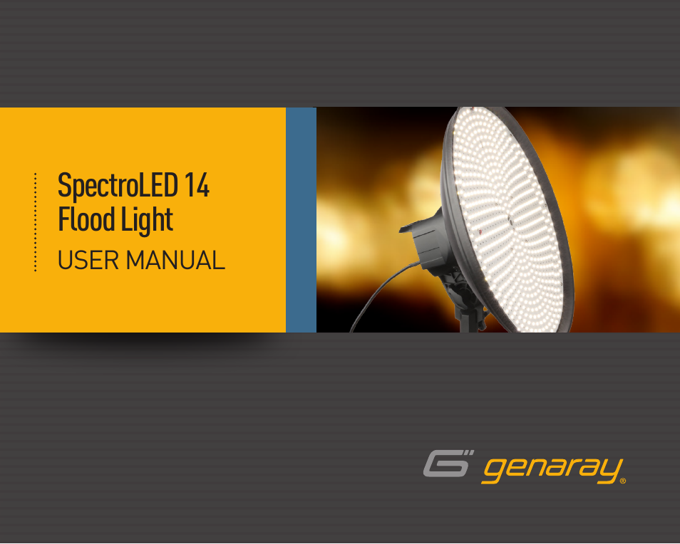 Genaray Octa Softbox for Spectro LED-14 Flood 2-Softbox Kit User Manual | 12 pages